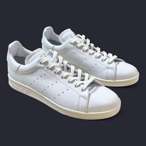Adidas Men's White and Cream Sneakers